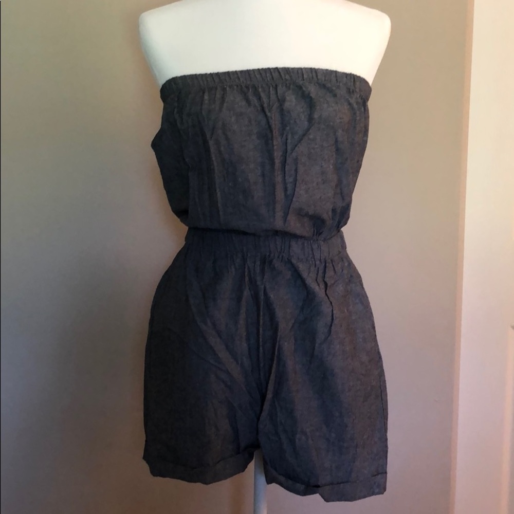 American Apparel Chambray Jumpsuit